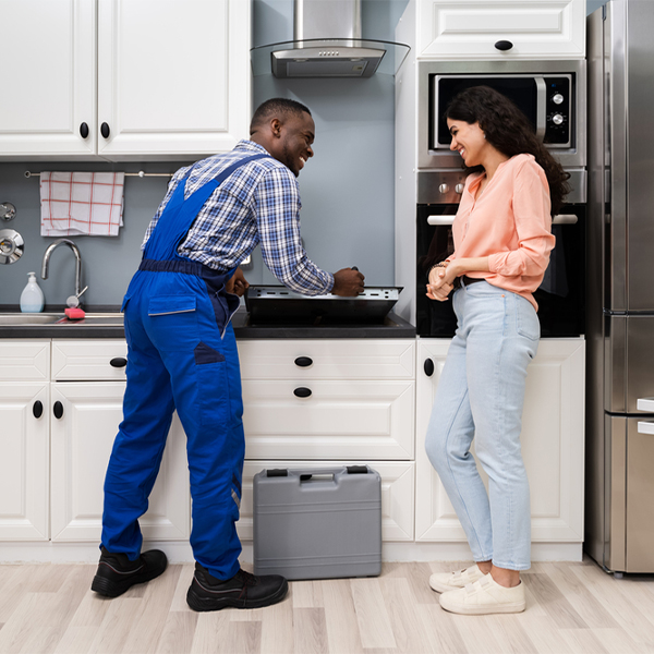 can you provide an estimate for cooktop repair before beginning any work in North Evans